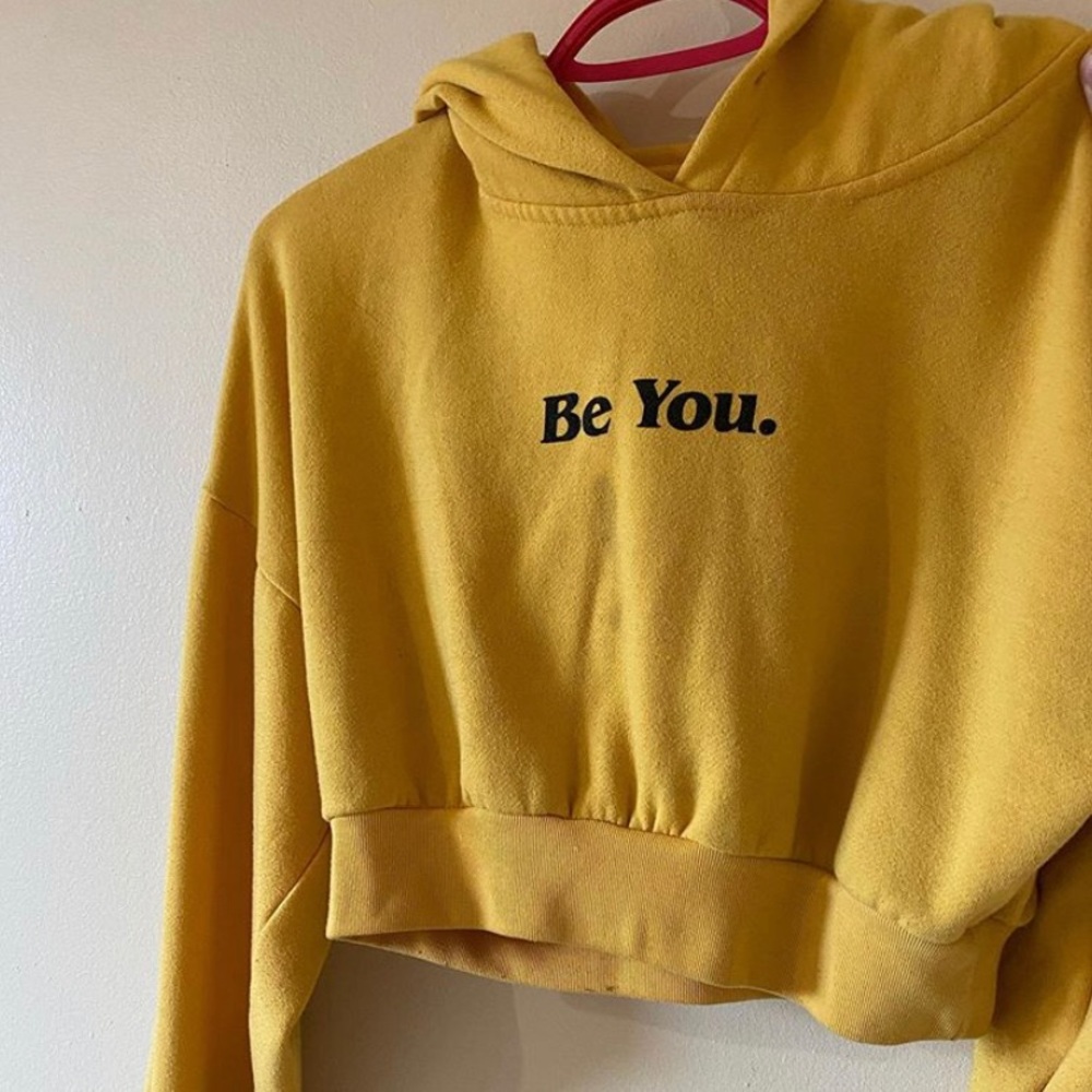 Be You cropped hoodie